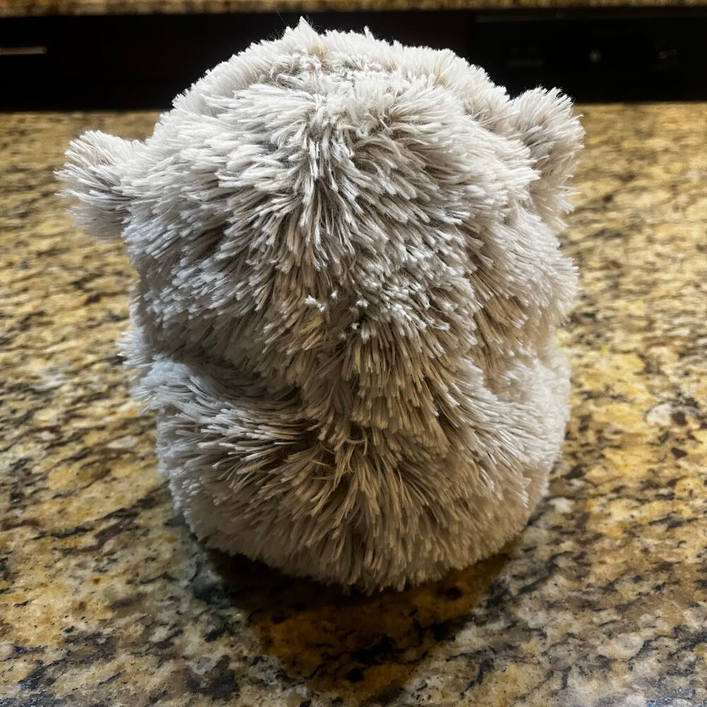 WARMIES Large 10” Cozy Plush Brown‎ and White Hamster Heatable Plush Toy - Picture 5 of 7